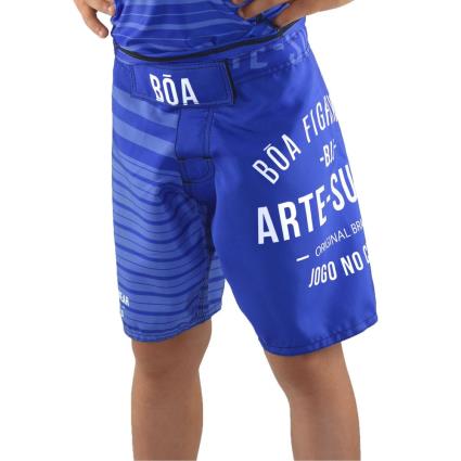 BÔa Shorts De Combate Infantil Bõa Jogo No Chao 8-9 Years Blue