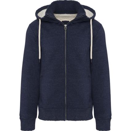 Kariban Jaqueta Kariban Vintage Molleton Doublée Sherpa 2XL bleu nuit