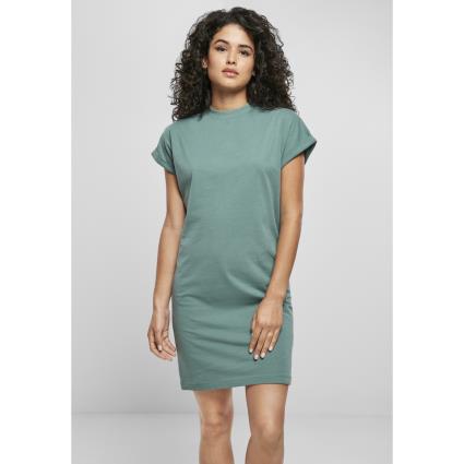 Urban Classics Vestido Camiseta Feminina Urban Classics Cut On M vert