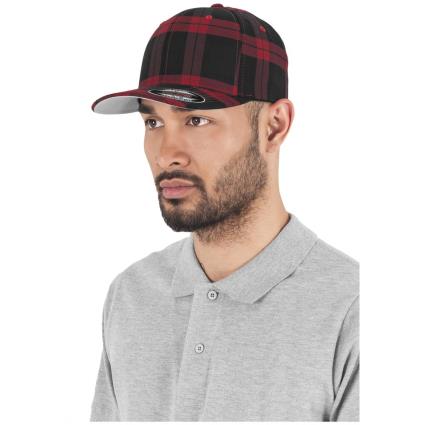 Flexfit Xadrez Tartan Cap L-XL Black / Red