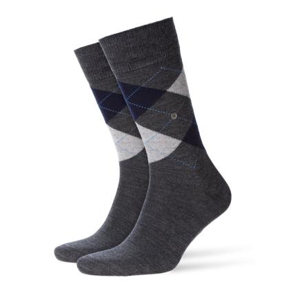 Burlington Meias Edinburgh EU 40-46 Grey / White