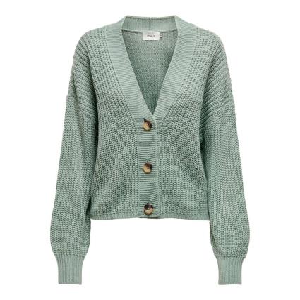 Only Colete Cardigan Feminino Only Carolspring M chinois green