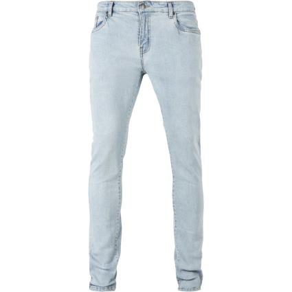 Urban Classics Calças Jeans Urban Classics Slim Fit Zip 32 bleu clair