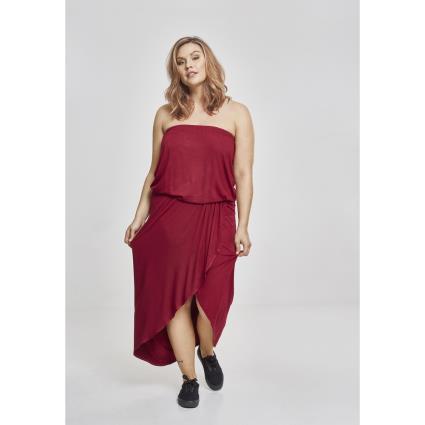 Urban Classics Mulheres Vestido Grande Urban Classic Vicoe Bandeau 2XL bordeaux