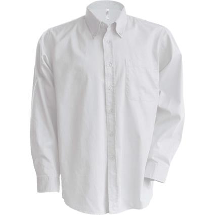 Kariban Camisa De Manga Longa Kariban Oxford Blanc 4XL White