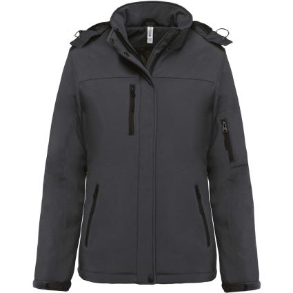 Kariban Parka Feminino Kariban Softshell Doublée Capuche L Grey / Black