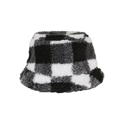 Urban Classics Chapéu Urban Classics Sherpa Check One Size White / Black