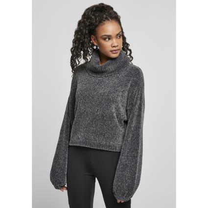 Urban Classics Moletom De Gola Alta Feminino Urban Classics Chenille XL Dark Grey