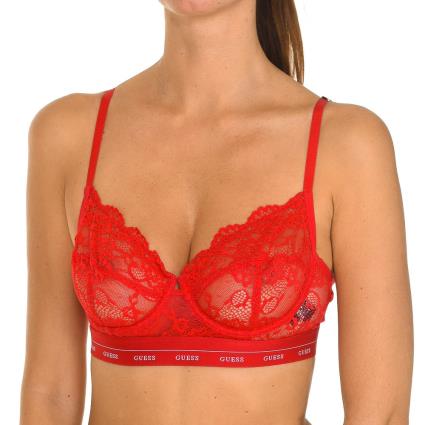 Guess Underwear Sutiã De Renda 36 Red