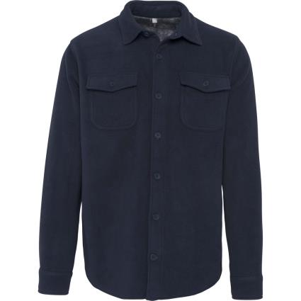 Kariban Overshirt Kariban Polaire Doublée Sherpa M Navy Blue / Grey