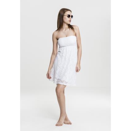 Urban Classics Mulheres Vestido De Renda Urban Classic S White