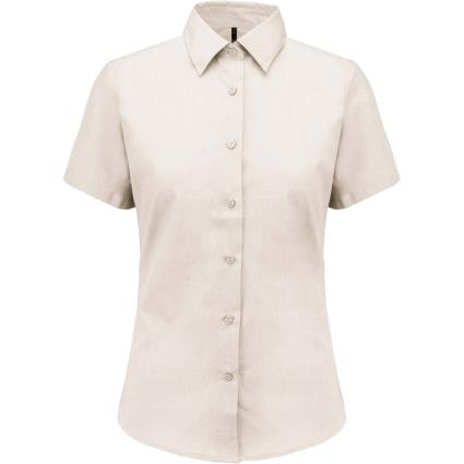 Kariban Camisa Mulher Manga Curta Kariban Judith 4XL beige