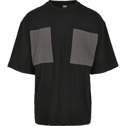 Urban Classics Camiseta Urban Classics Big Double Pocket M Black / Dark Grey