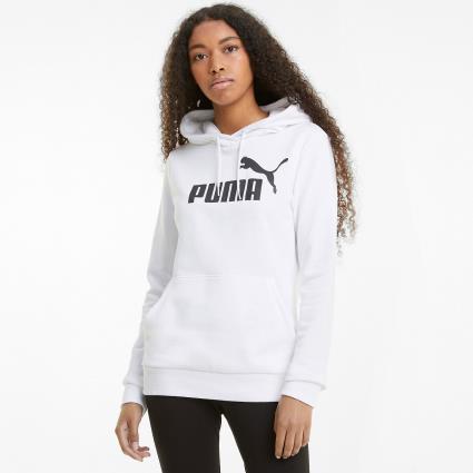 Sweat com capuz e bolso ao centro, logótipo à frente