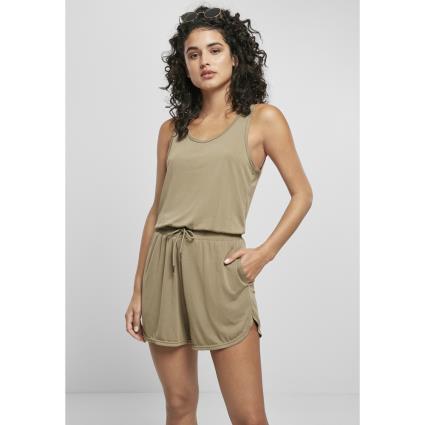 Urban Classics Macacão Feminino Sem Mangas Urban Classics Modal Big 2XL vert kaki