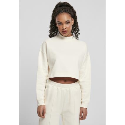 Urban Classics Moletom Mulher Urban Classics Cropped Oversized High Neck Crew Big 3XL White