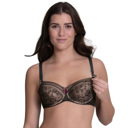 Anita Sutiã De Amamentação Feminino Com Aro Fleur 110 noir