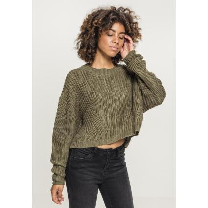 Urban Classics Moletom Mulher Urban Classic Wide Oversized L olive