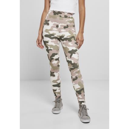 Urban Classics Leggings De Cintura Alta Camo Tech M Pink Camouflage