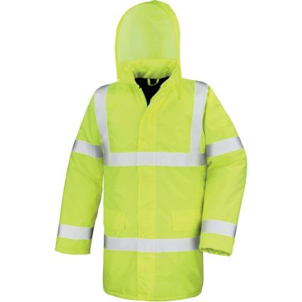 Result Parka High Viz Motorway 2XL jaune fluo