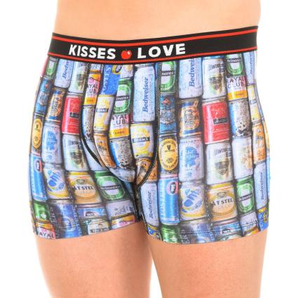 Kisses&love Cuecas Boxer M Blue / Multicolor