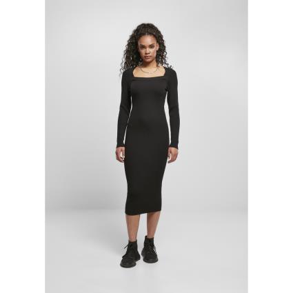 Urban Classics Vestido Longo Feminino Urban Classics Knit Big 4XL noir