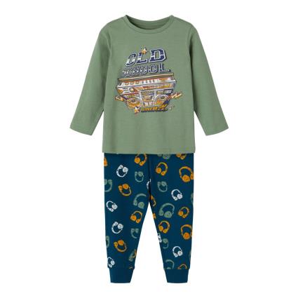Name It Pijama Infantil Name It Nightset Hedge Music 5-6 Years hedge green