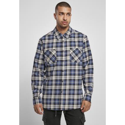 Urban Classics Camisa Urban Classics Checked Roots XL Dark Blue / White