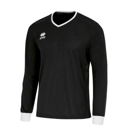 Errea Camiseta De Manga Larga Junior Lennox 122-132 cm Black / White