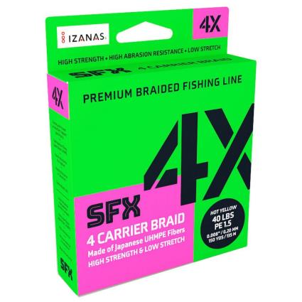 Sufix Trançado 4x 3200 M 0.205 mm Hot Yellow