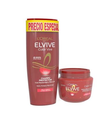 Elvive COLOR-VIVE Mascarilla Protectora 300 ml + Champú 250 ml