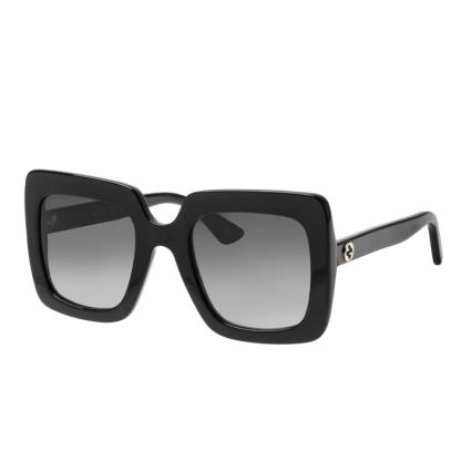 Gucci Eyewear Óculos de sol para mulheres GG0328S 001 Acetate Black