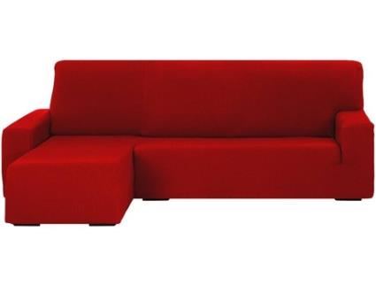 Capa Chaise Longue TODOPARAMICASA Túnez Vermelho (Braço Esquerdo Curto - 240 cm)