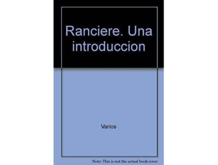Livro Rancière Una Introducción de Federico Galende (Espanhol)
