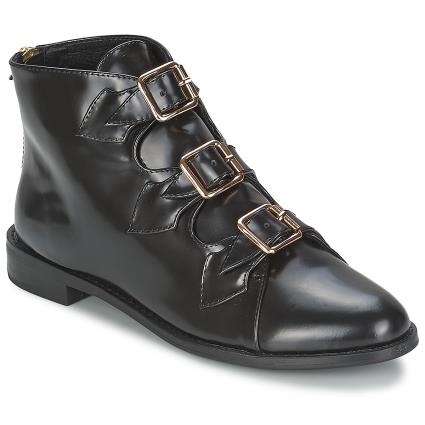 F-Troupe  Botins Triple Buckle Boot  Preto Disponível em tamanho para senhora. 38,39,40.Mulher > Sapatos > Botins