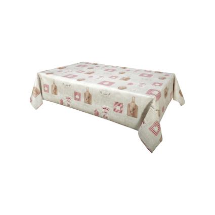 Habitable  Toalha de mesa FOURNIL - ROUGE - 140X250 CM  Vermelho  140x250 cm.Casa >Toalha de mesa