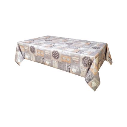 Habitable  Toalha de mesa LOVELY - GRIS - 140X250 CM  Cinza  140x250 cm.Casa >Toalha de mesa