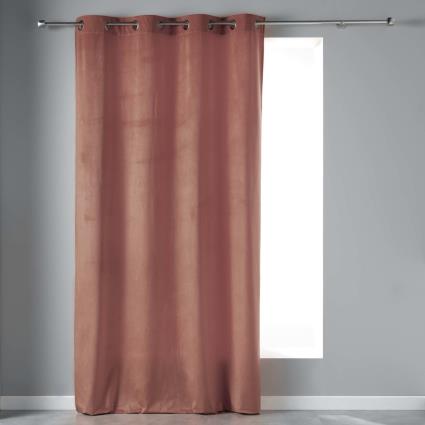 Douceur d intérieur  Cortinados VELVETINE  Rosa  140x240 cm.Casa >Cortinados