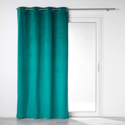 Douceur d intérieur  Cortinados VELOUNIGHT  Verde  135x260 cm.Casa >Cortinados