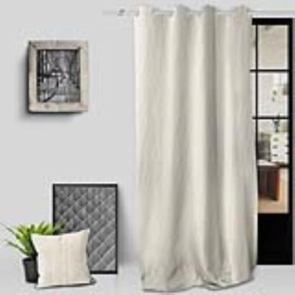 Soleil D'Ocre  Cortinados BOHEME  Branco  135x250 cm.Casa >Cortinados