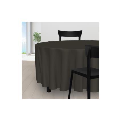 Soleil D'Ocre  Toalha de mesa ALIX  Castanho  Diam 180 cm.Casa >Toalha de mesa