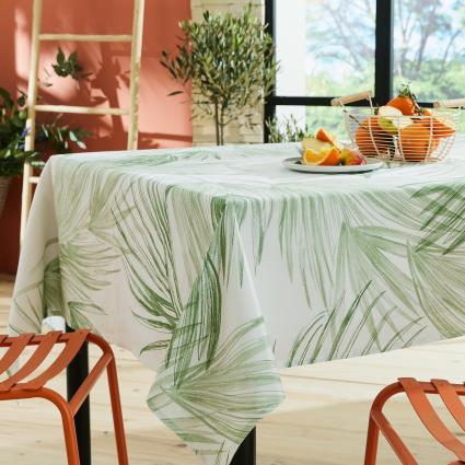 Tradilinge  Toalha de mesa OASIS  Branco  160x300 cm.Casa >Toalha de mesa