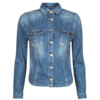 Le Temps des Cerises  casacos de ganga LILLY  Azul Disponível em tamanho para senhora. S,M,L,XL,XS.Mulher > Roupas > Casacos