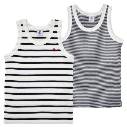 Petit Bateau  Tops sem mangas -  Multicolor Disponível em tamanho para rapaz 24 mois,4 ans,5 ans,6 ans,10 ans,12 ans.Criança > Menino > Roupas > Tops