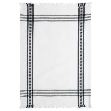 Winkler  Toalha de chá CRUZ X2  Preto  50x70 cm.Casa >Toalha de chá