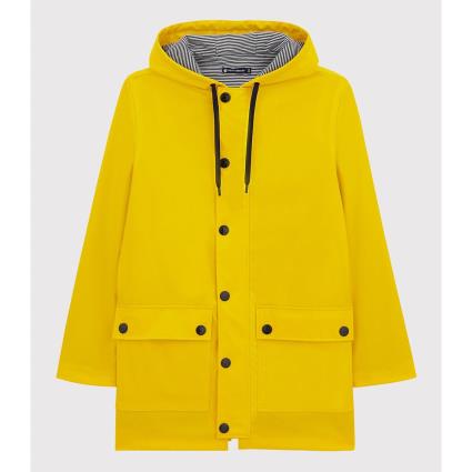 Petit Bateau Impermeável com fecho e capuz