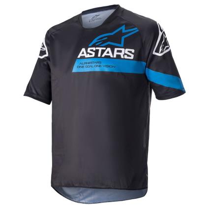 Alpinestars Camiseta De Manga Curta Racer V3 S Black / Bright Blue