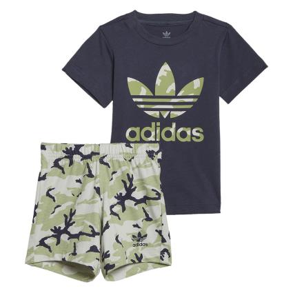 Adidas Originals Definir All Over Print 6-9 Months Shadow Navy / Orbit Grey / Magic Lime / Shadow Navy