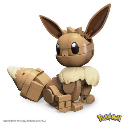 Mega Bloks Conjunto De Construção Pokémon Eevee Brinquedos De Construção Para Crianças Mega 7 Years Multicolor