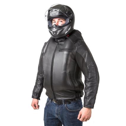 Helite Casaco Couro Airbag Roadster 2 3XL noir